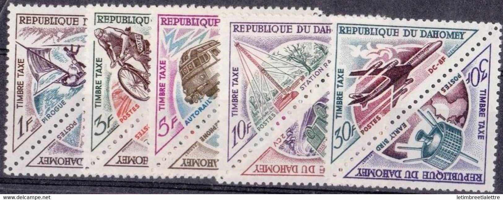 ⭐ Dahomey - Taxe - n° 37 à 46 ** - neuf sans charnière - 1967 ⭐