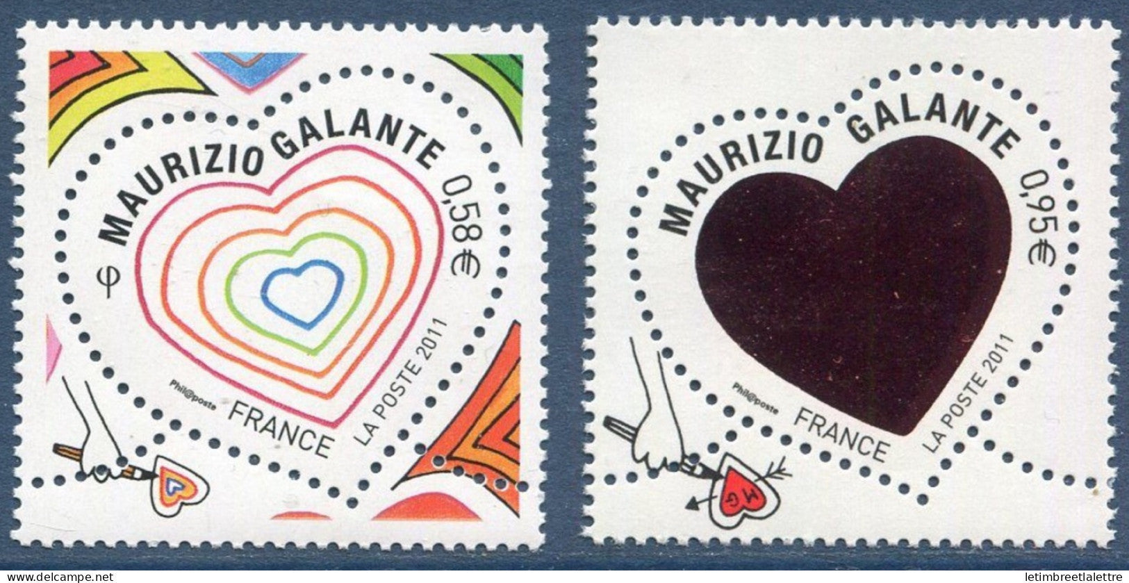 France - YT n° 4528 et 4529 ** - neuf sans charnière - 2010