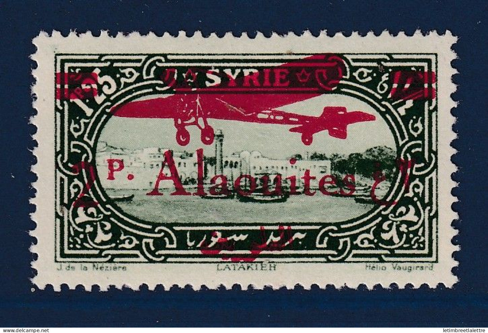Alaouites - Poste aérienne - YT n° 17 * - Neuf avec charnière - 1930
