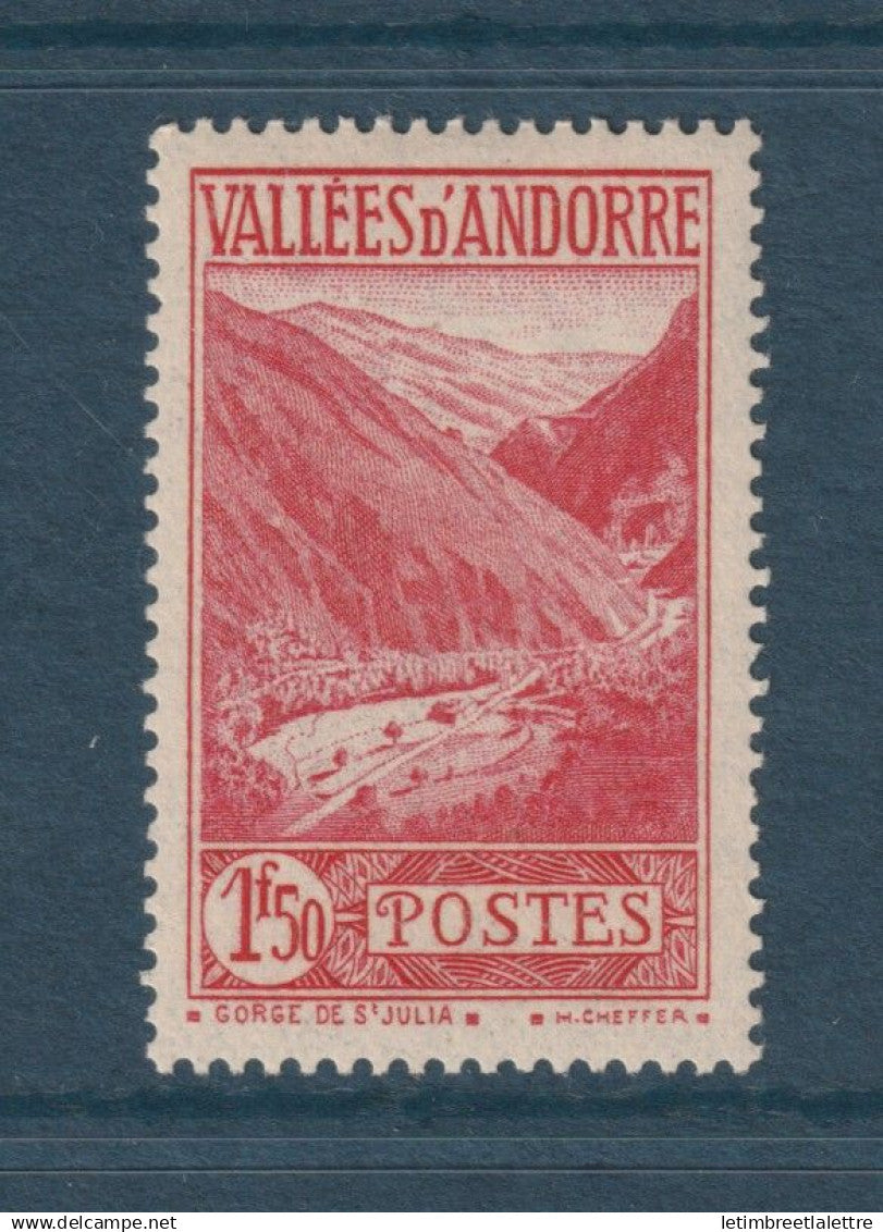 Andorre - YT n° 79 * - Neuf avec charnière - 1937 1943