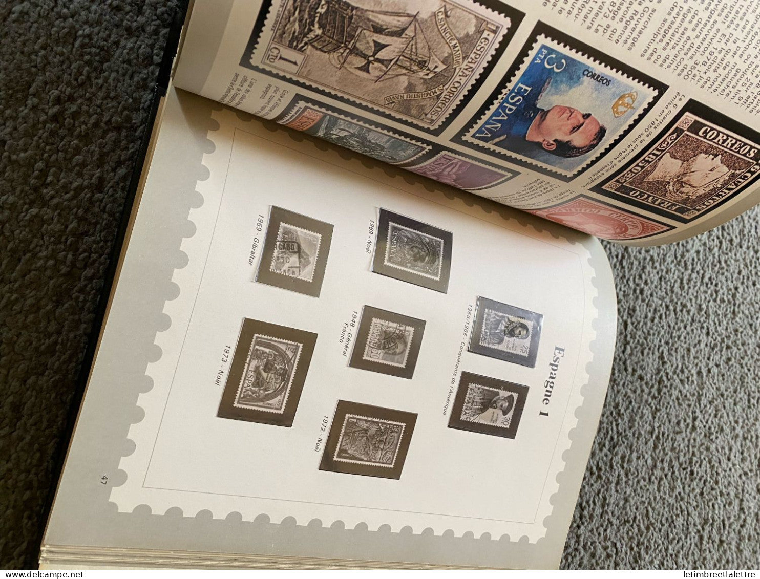 Le monde du timbres - Album de timbres - Alpha - Album vide - Occasion