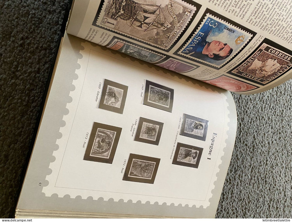 Le monde du timbres - Album de timbres - Alpha - Album vide - Occasion