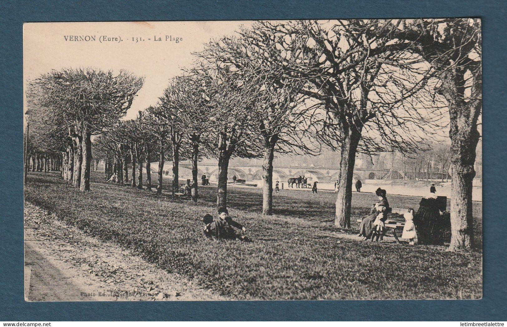 France - Carte postale - Vernon ( Eure ) La plage