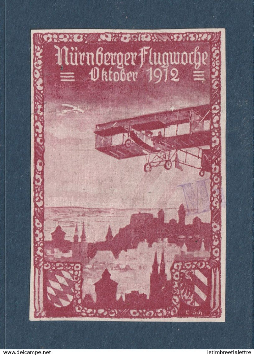Allemagne - vignette poste aérienne - Nürnberger Flugwoche - neuf sans gomme - 1912