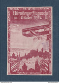 Allemagne - vignette poste aérienne - Nürnberger Flugwoche - neuf sans gomme - 1912