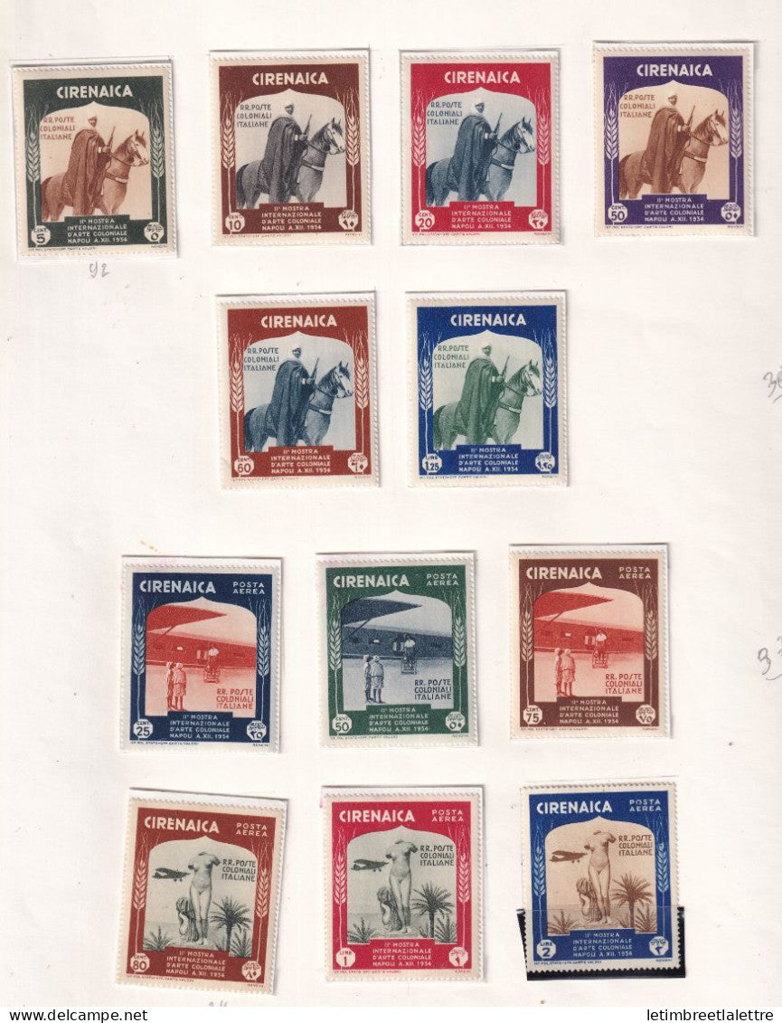 Italie - Colonie Italienne - Cirenaica - à la page - * neuf avec charnière