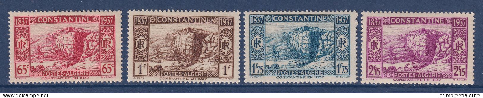 Algérie - YT n° 131 à 134 ** - neuf sans charnière - 1937