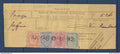 Inde - télégraphe - YT n° 4 , 5 et 8 , 9 Oblitéré Akyab ( Birmanie ) sur télégramme - 1882