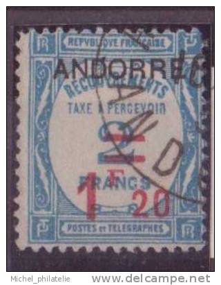 ANDORRE N° 13 TAXE OBLITERE