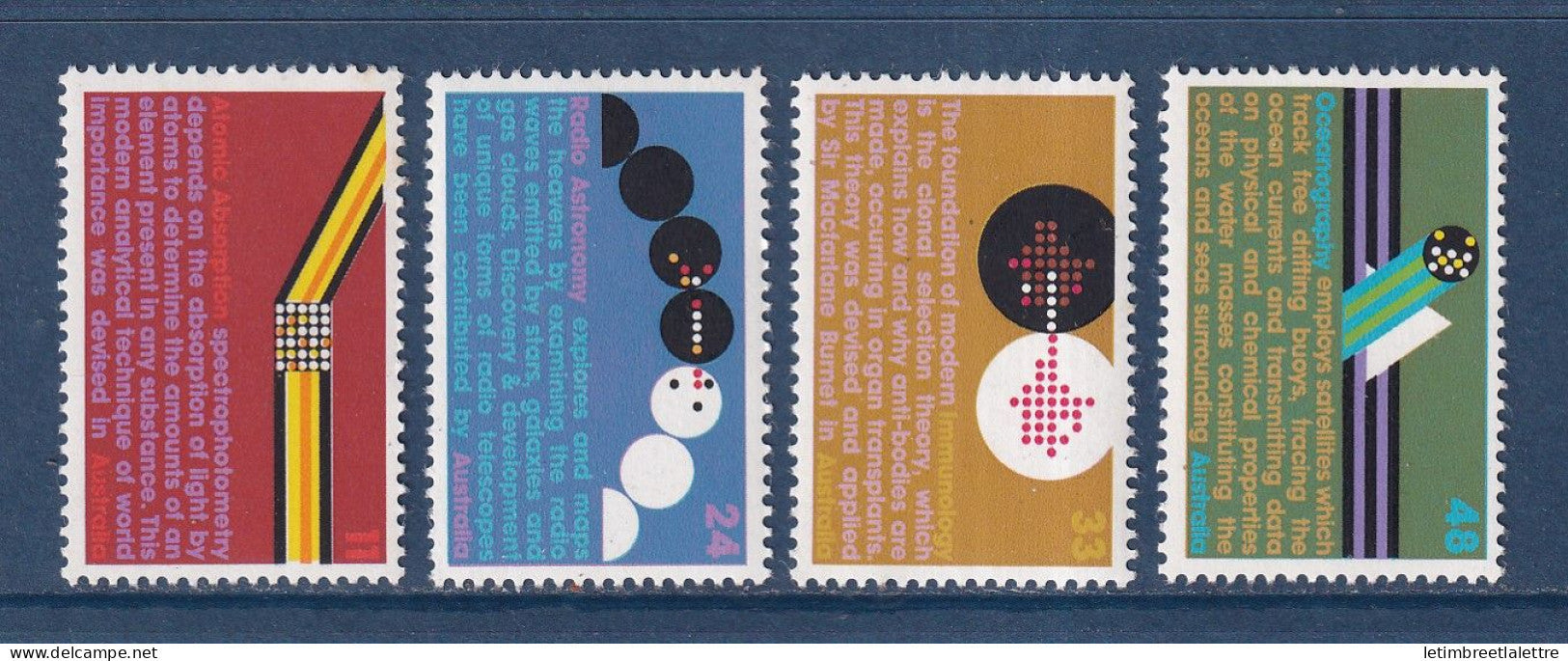 Australie - YT n° 564 à 567 ** - Neuf sans charnière - 1975