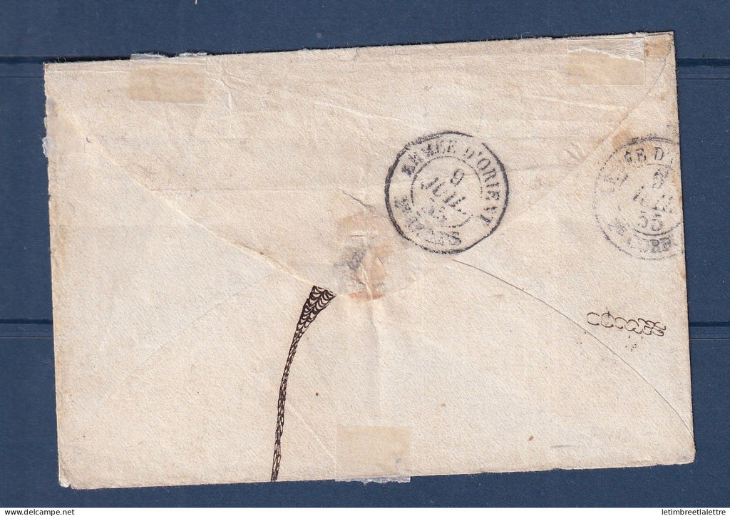 France - Armée d'Orient pour un soldat du même corps en Crimée 1855 - les lettres internes sont RARES