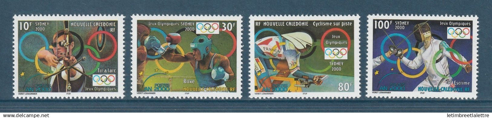 Nouvelle Calédonie - YT n° 819 à 822 ** - Neuf sans charnière - 2000