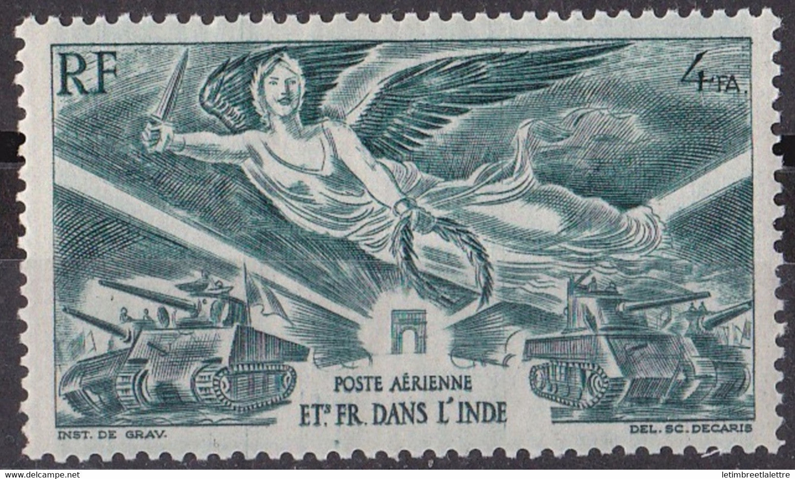 Inde - Poste Aérienne - YT n° 10 ** - Neuf sans charnière - 1946