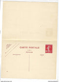 ⭐ France - Entier postal - T3 - avec réponse payée - 1930 ⭐