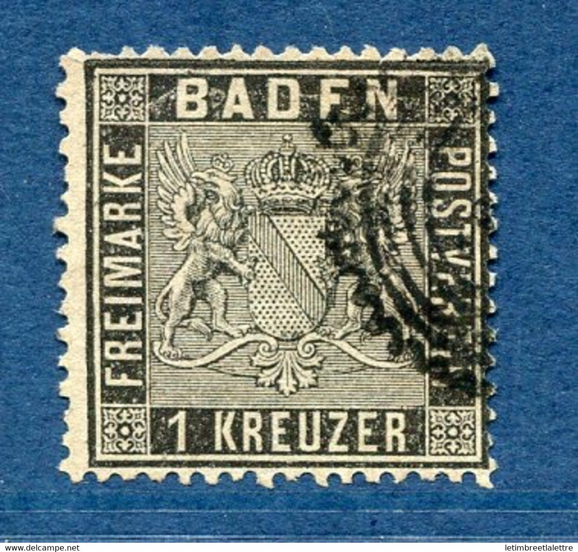 ⭐ Bade / Bayern - YT n° 9 - oblitéré - 1861 / 1862 ⭐