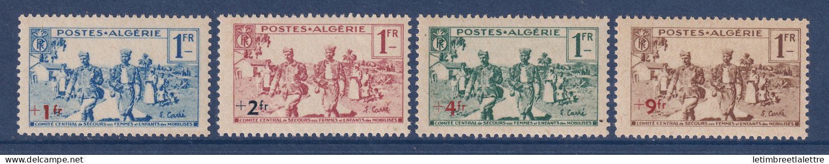 Algérie - YT n° 159 à 162 ** - neuf sans charnière - 1939