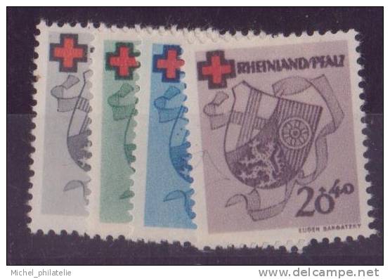 ALLEMAGNE ETAT RHENO PALATIN N°41/44* NEUF AVEC CHARNIERE