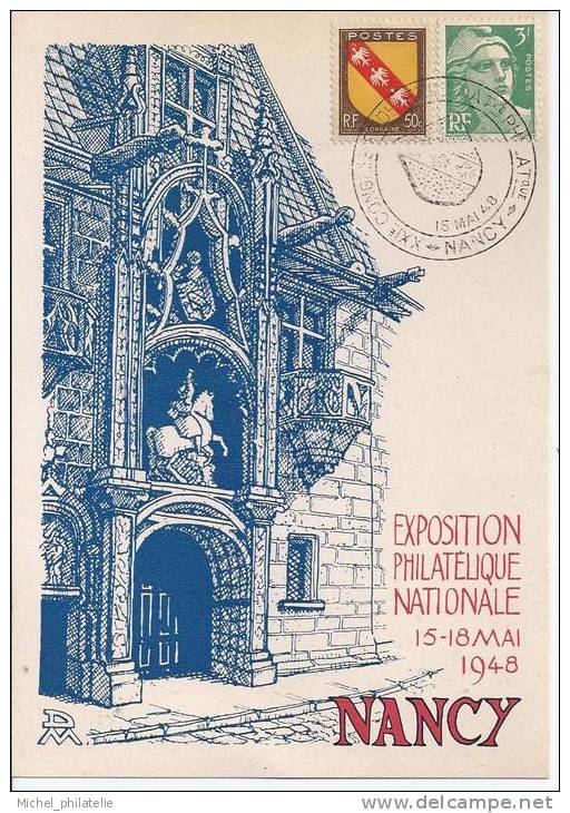 Exposition philatelique nationale, 15 - 18 Mai 1048