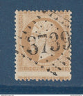 France - variété piquage à cheval - YT n° 21 - oblitéré GC 3739 - 1862