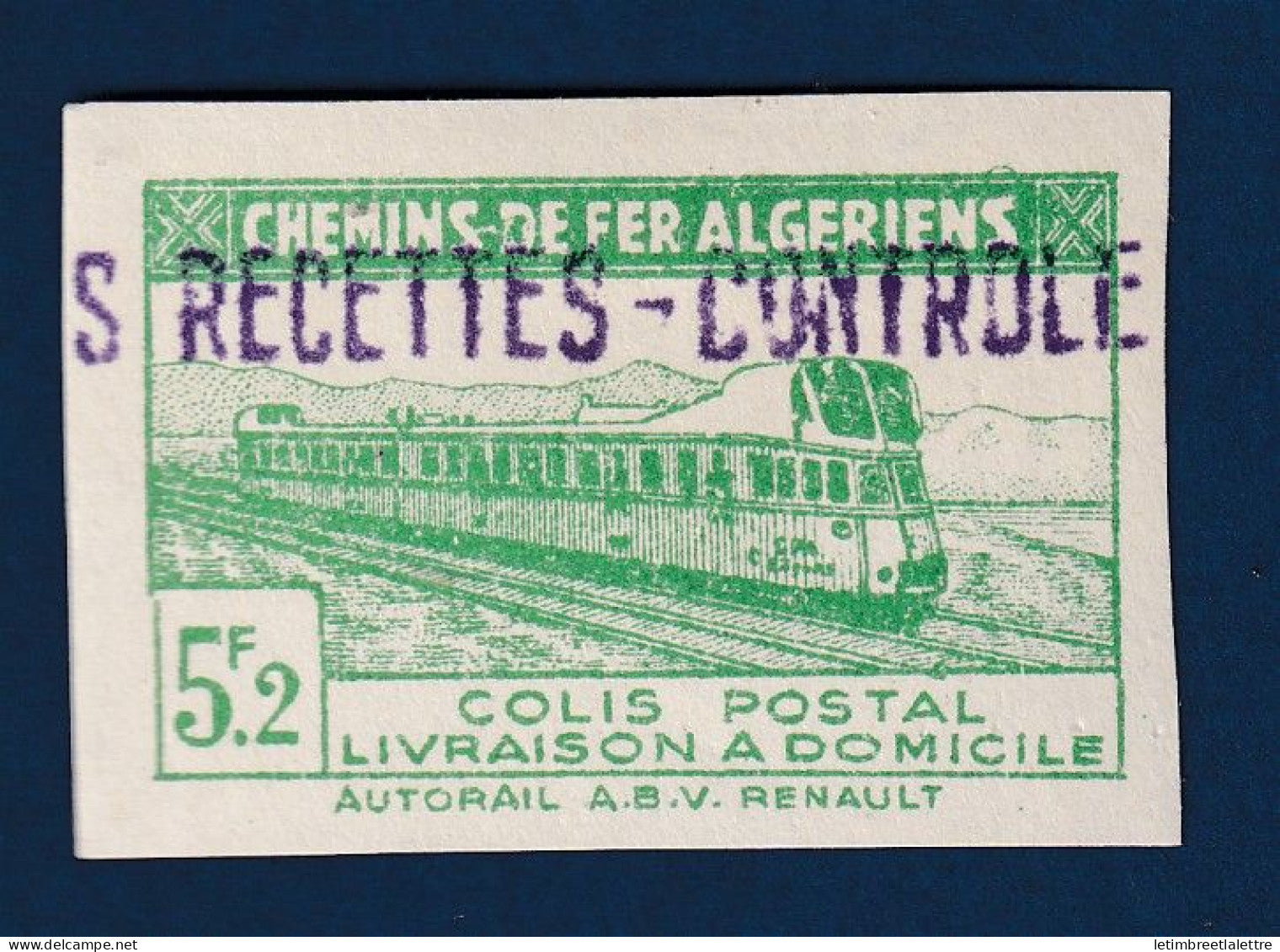 Algérie - Colis Postaux - YT n° 151 b * - Neuf avec charnière - 1945 1946