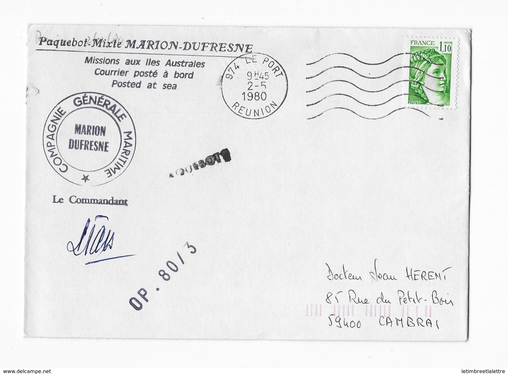 courrier de haute mer Paquebot mixte Marion Dufresne missions aux iles australes