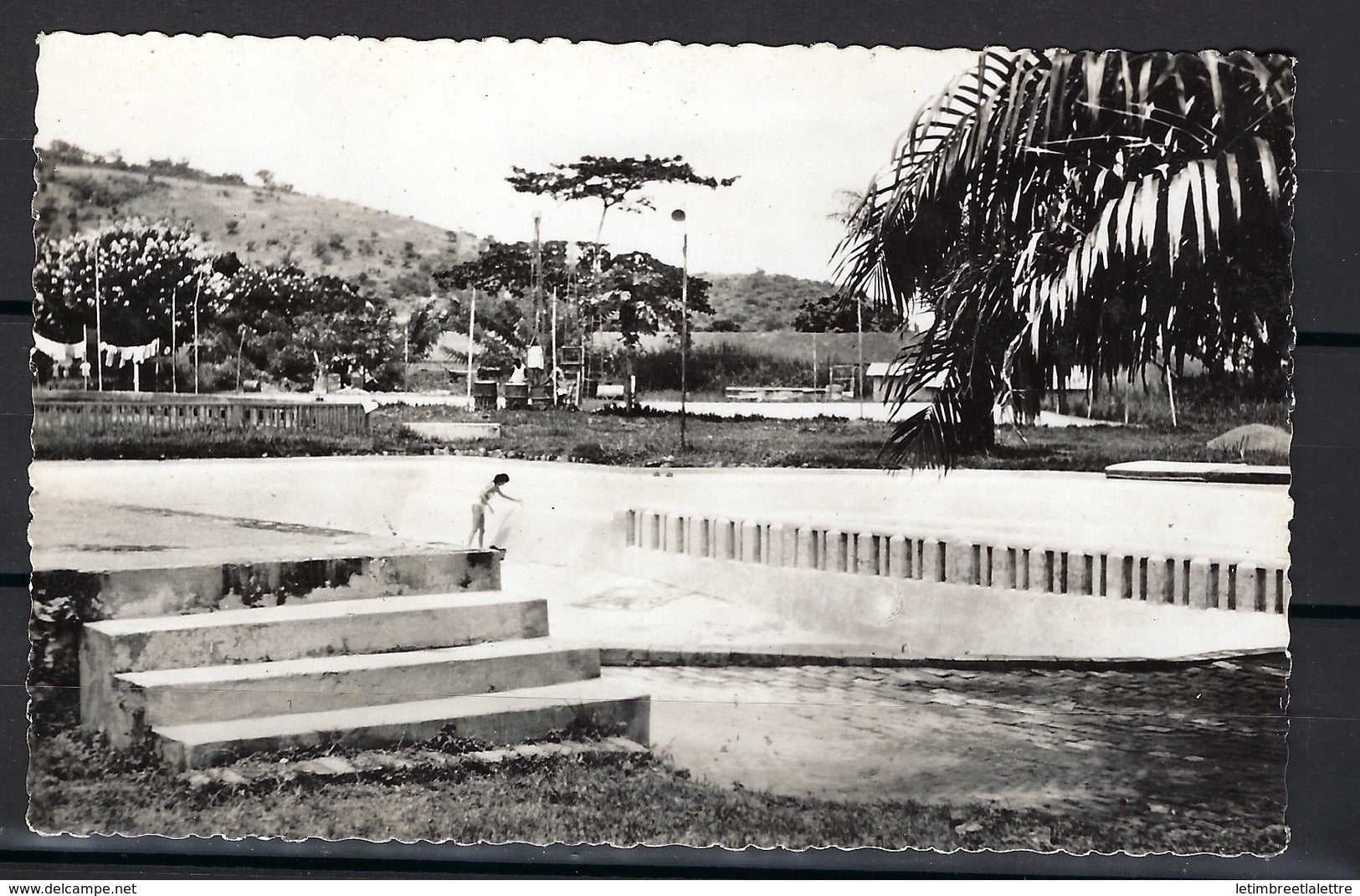 ⭐ Carte Photo - Bangui - Piscine du Cercle du Kassaï - Photo Rollais ⭐