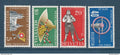 Suisse - YT n° 558 à 561 ** - Neuf sans charnière - 1955
