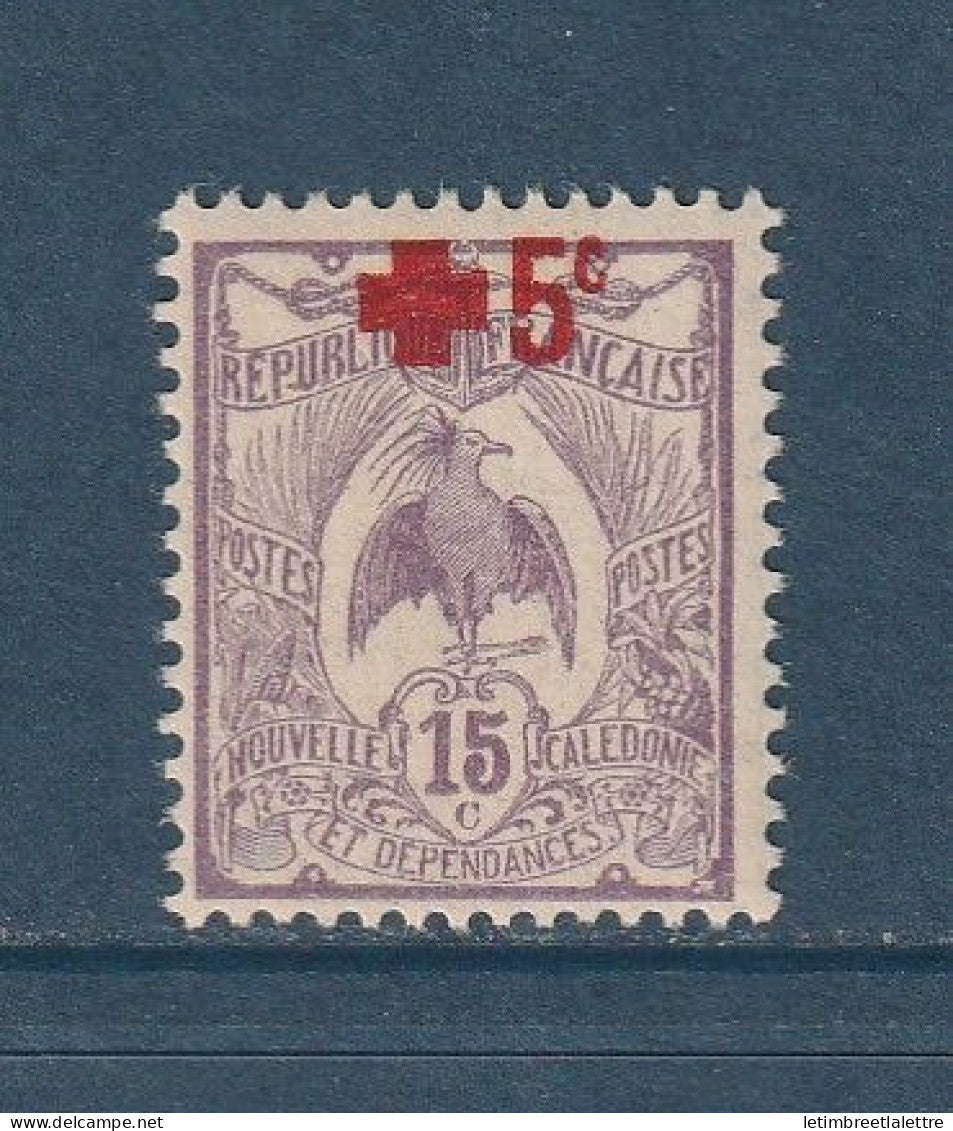 Nouvelle Calédonie - YT n° 112 ** - Neuf sans charnière - 1915