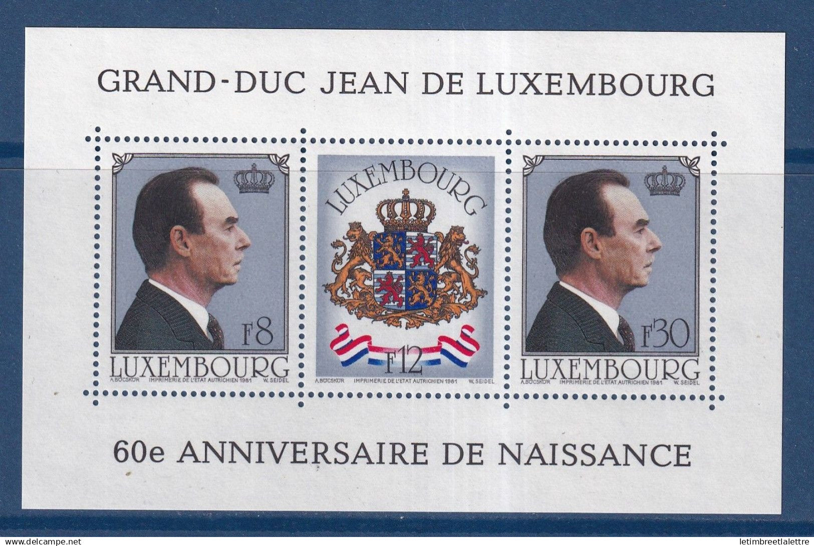 Luxembourg - YT bloc n° 13 ** - Neuf sans charnière - 1981