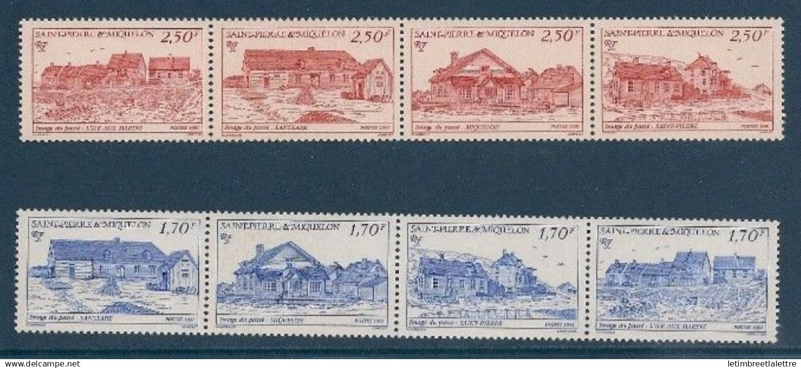 Saint Pierre et Miquelon - YT n° 537 à 544 ** - Neuf sans charnière - 1991