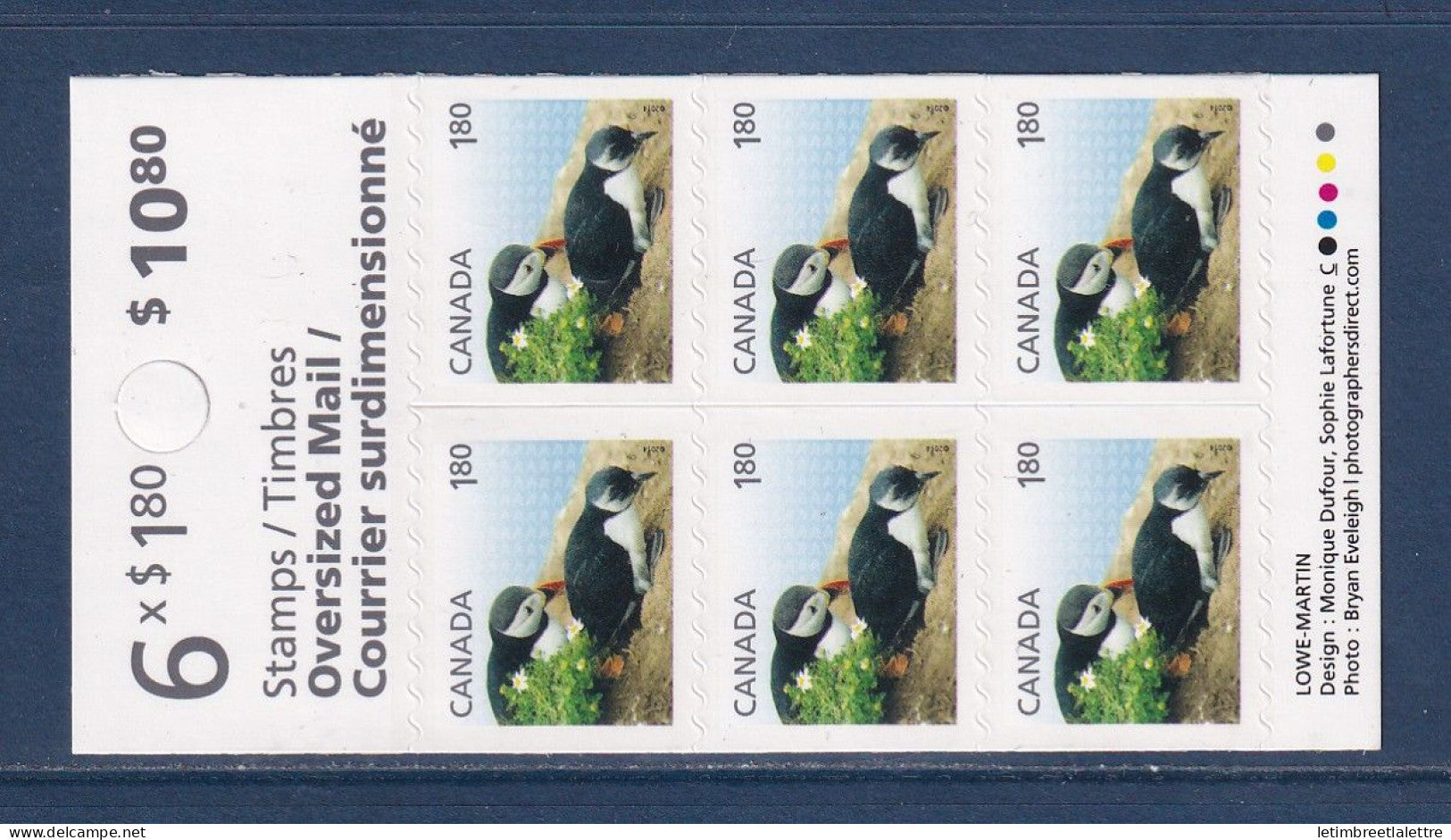 Canada - YT n° C 2968 ** - Neuf sans charnière - Jeunes animaux - Macareux moine - 2014
