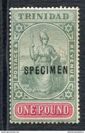 Trinité - N° 53 * - Neuf avec charnière - Spécimen - TB