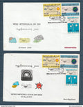 Myanmar - Birmanie - Burma - YT n° 260 à 262 - FDC premier jour organisation météorologique mondiale - 2000