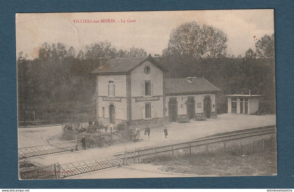 France - Carte postale - Villiers sur Morin - La Gare