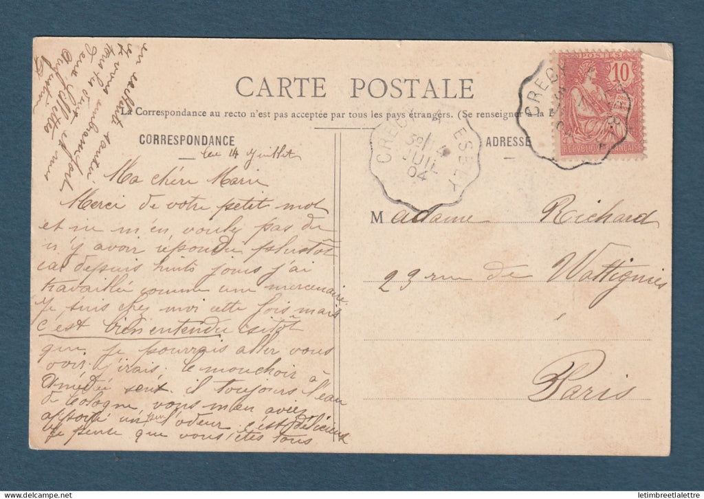 France - Carte postale - Villiers sur Morin - La Gare
