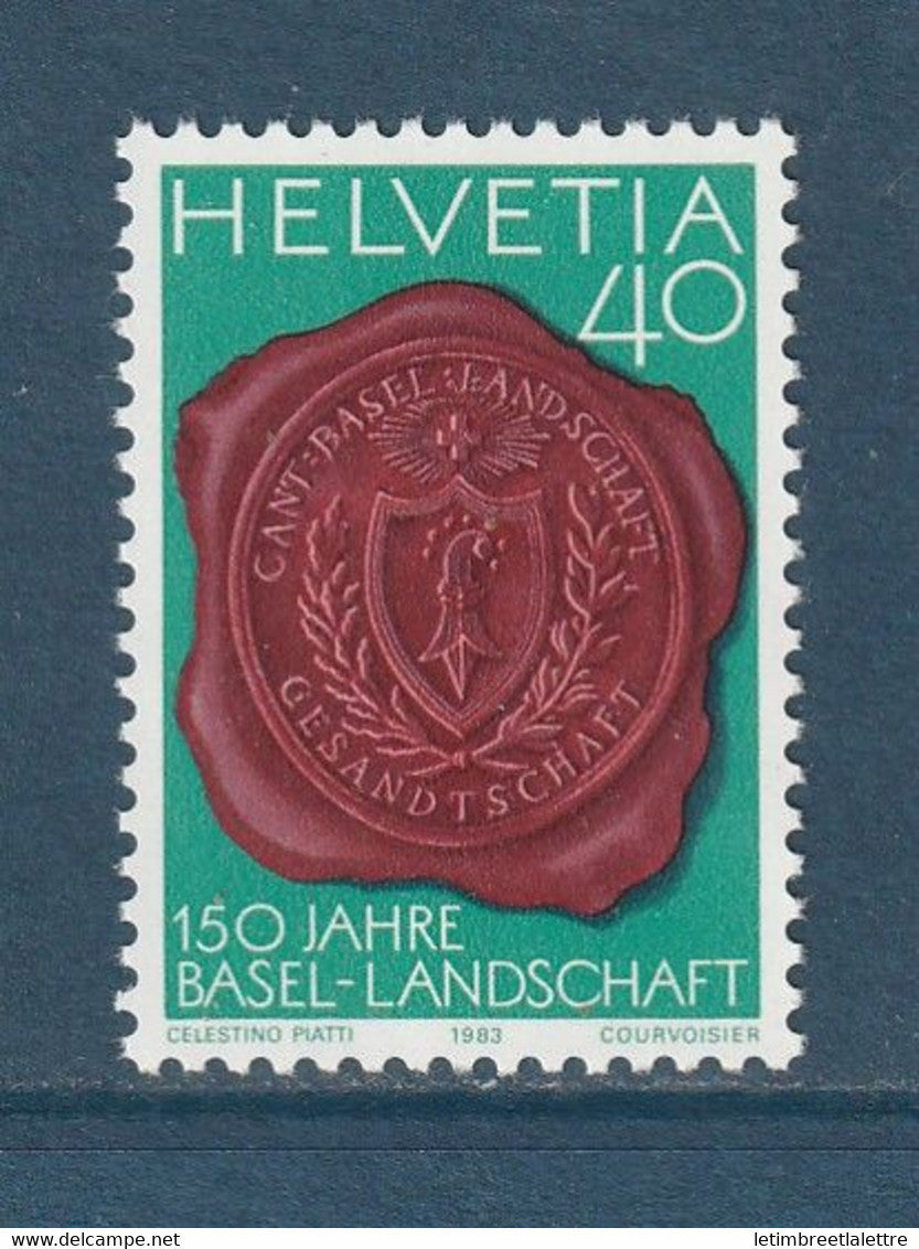Suisse - YT n° 1184 ** - Neuf sans charnière - 1983