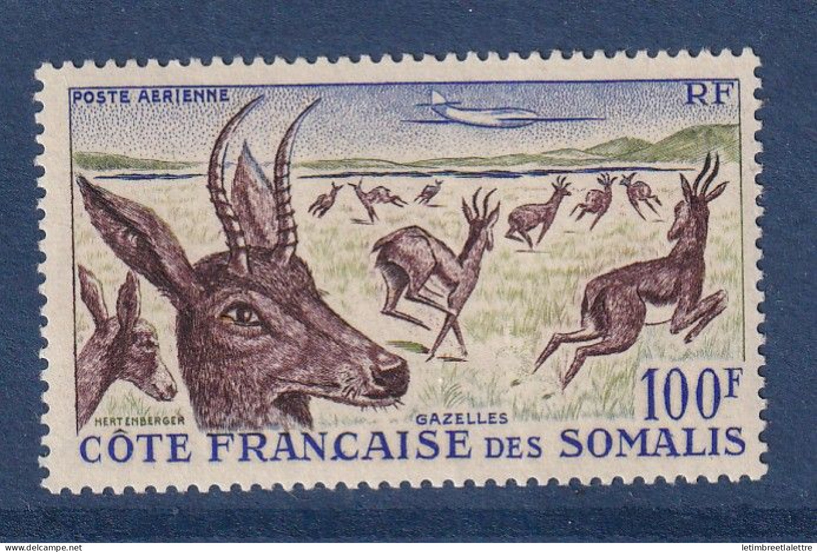 Côte des Somalis - Poste aérienne - YT PA n° 26 ** - neuf sans charnière - 1958