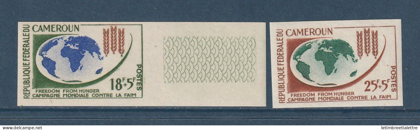 Cameroun  - Non dentelé - YT n° 365 et 366 ** - Neuf sans charnière - 1964