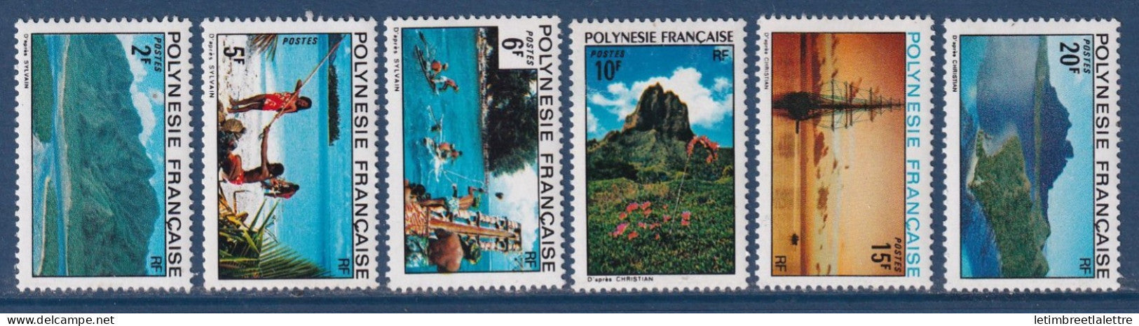Polynésie - YT n° 97 à 102 ** - Neuf sans charnière - 1974