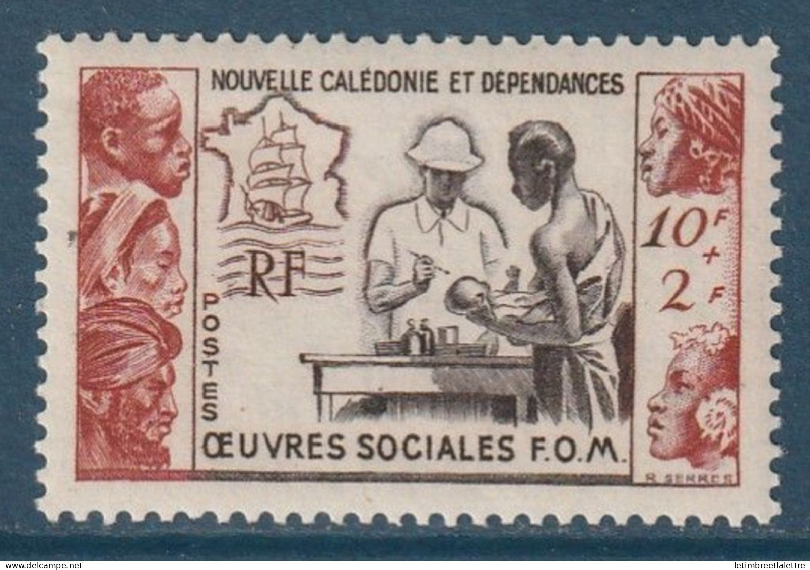 Nouvelle - Calédonie - YT n° 278 ** - neuf sans charnière - 1950