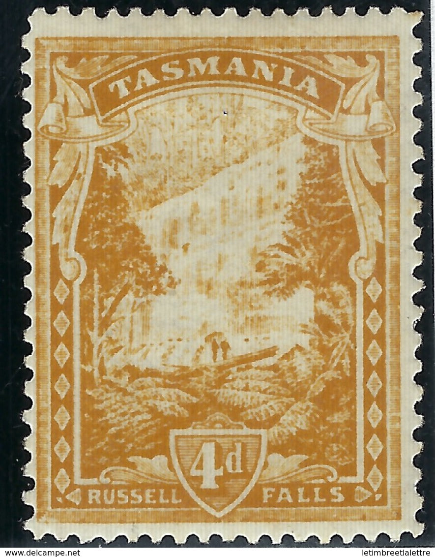 Tasmanie - N° 78a * - Neuf avec charnière - TB - Dentelé 11 x 12 demi - signé : Champion