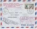 Premiere liaison aérienne sans escale Paris Fort de France par la Compagnie Air France 16 Decembre 1964