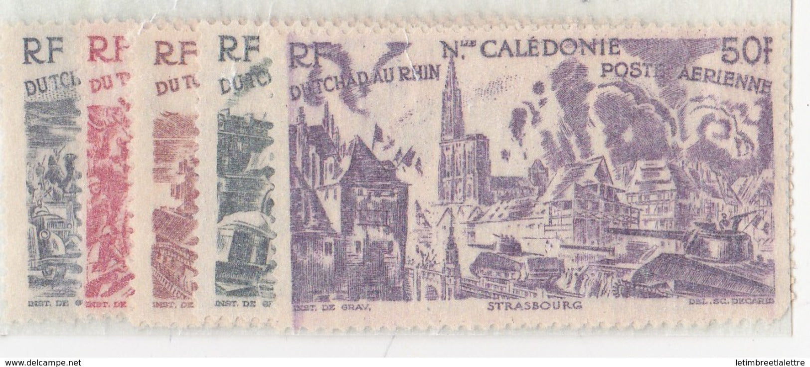 Nouvelle-Calédonie n° 55 à 60** P.A