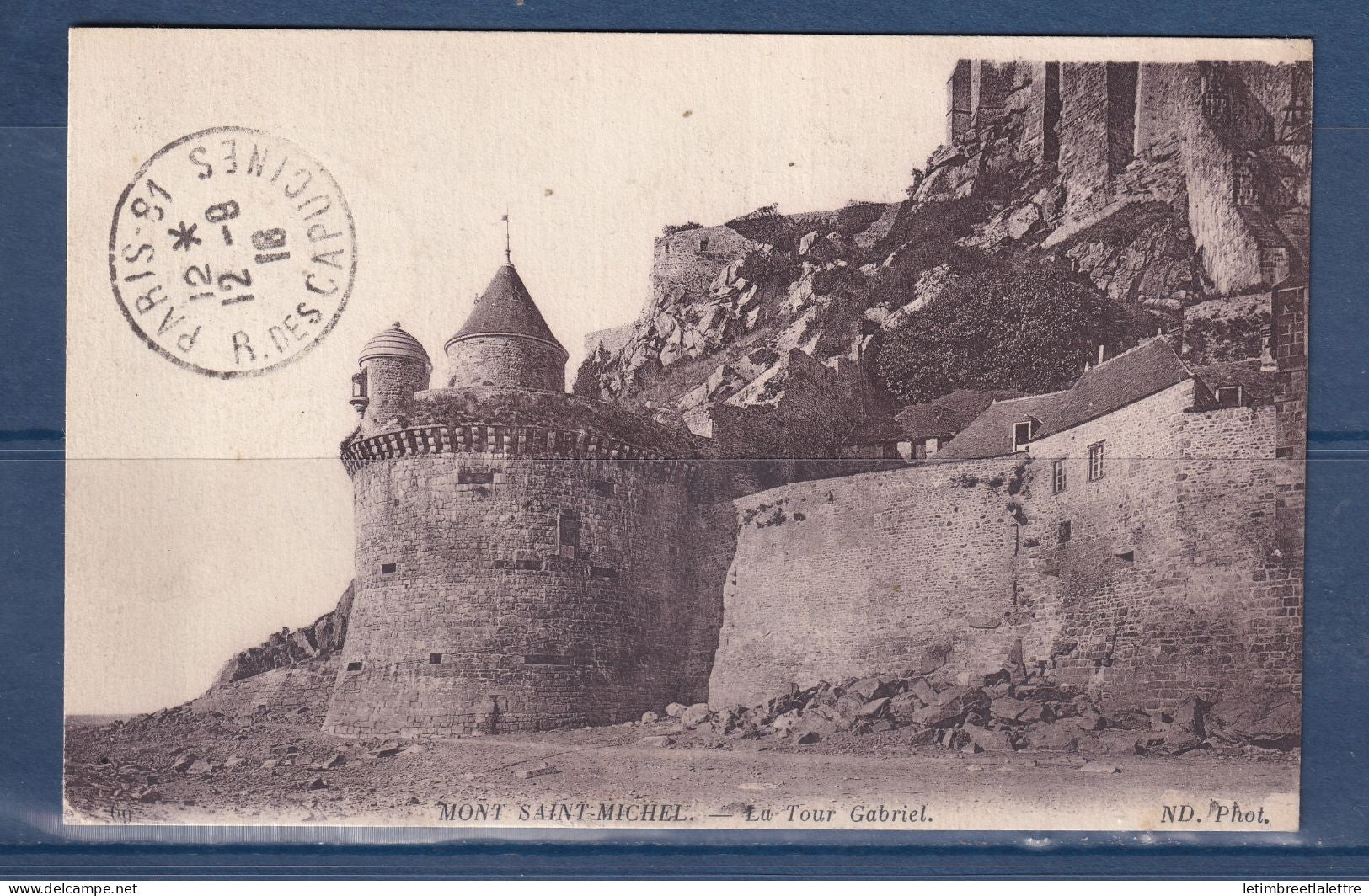 France - carte postale - hôpital auxiliaire libre laurent Barrault - 1918