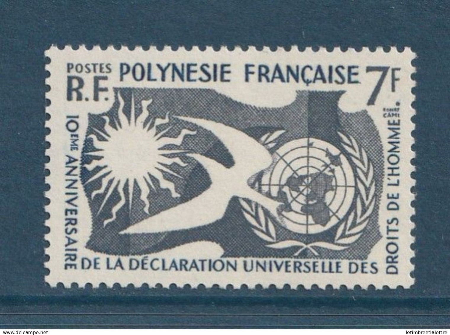 Polynésie - YT n° 12 ** - Neuf sans charnière - 1958
