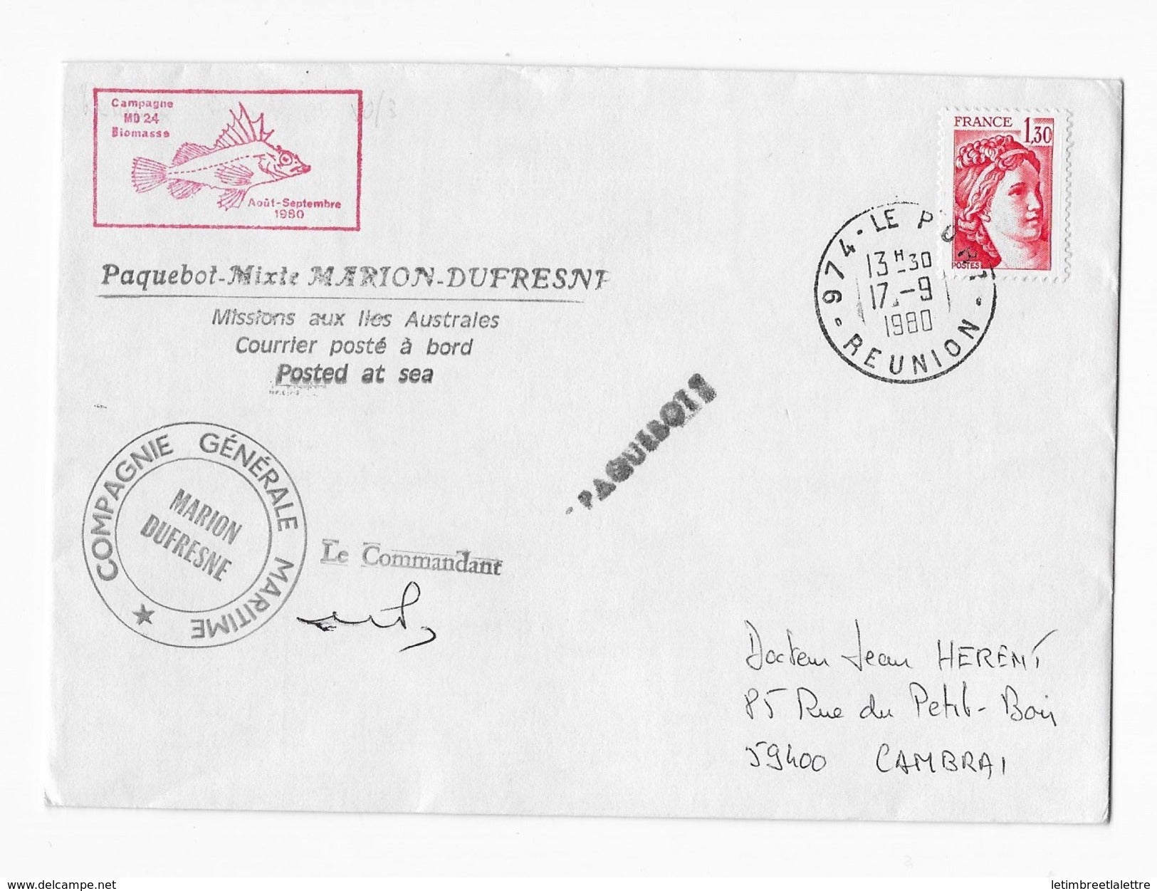 Paquebot-mixte Marion Dufresne missions aux iles australes