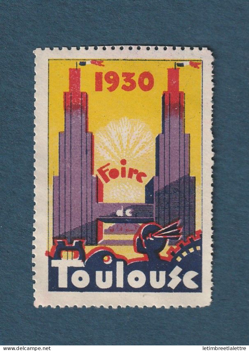 France - vignette - Foire de Toulouse - 1930