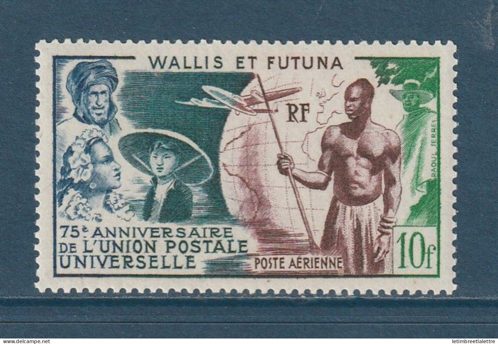 Wallis et Futuna - YT PA n° 11 ** - Neuf sans charnière - Poste Aérienne - 1949