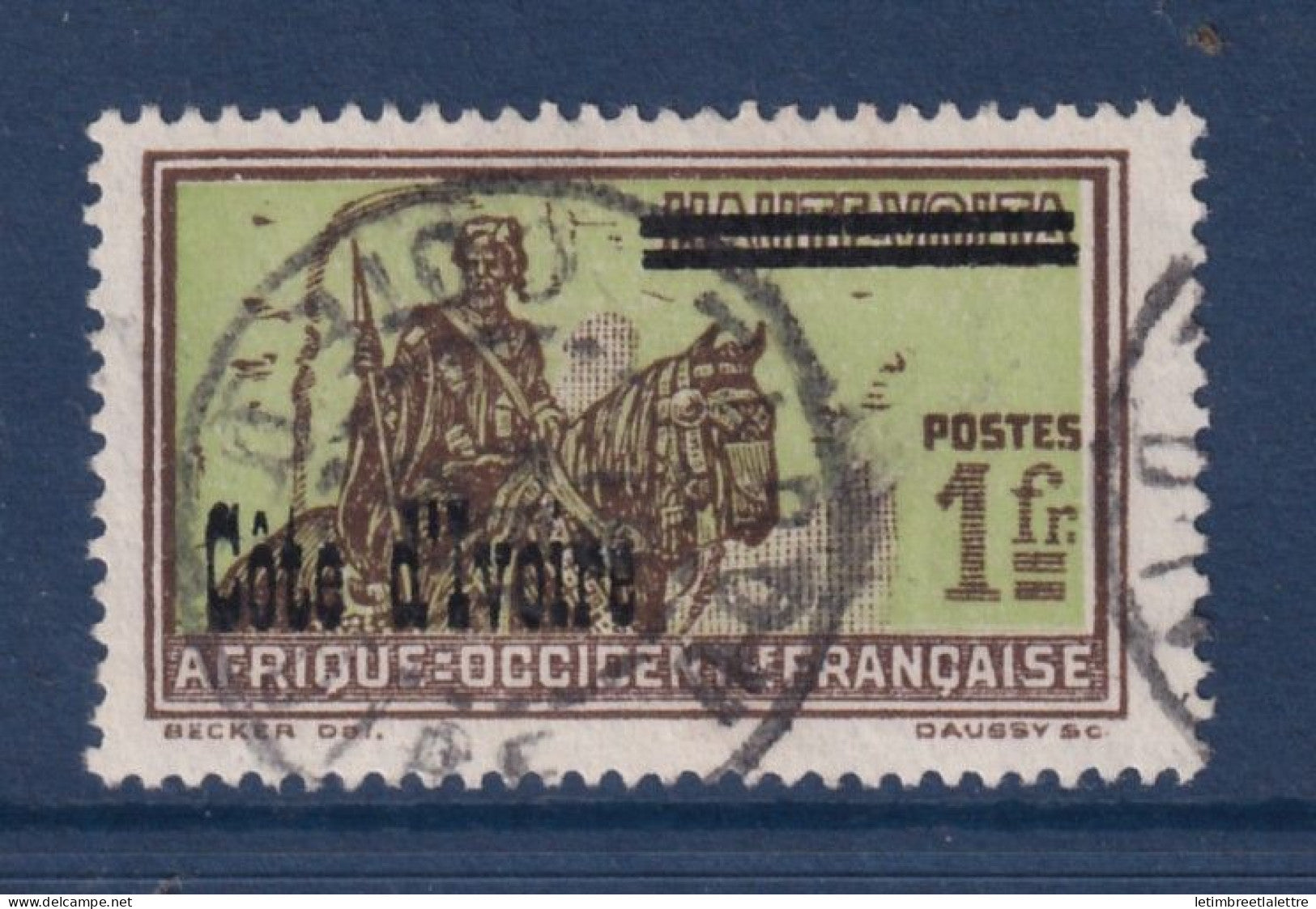 Côte d'Ivoire - YT n° 100 - Oblitéré - 1933