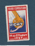 France - vignette - Foire Exposition de Vichy - 1937